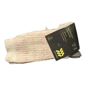 Flawed Wool Blend Crew Socks 2 Pair NWT